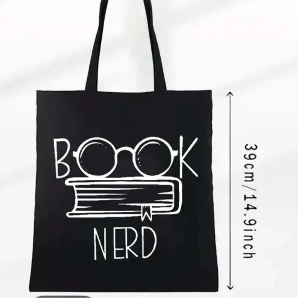 Minimalist Book Nerd tote!